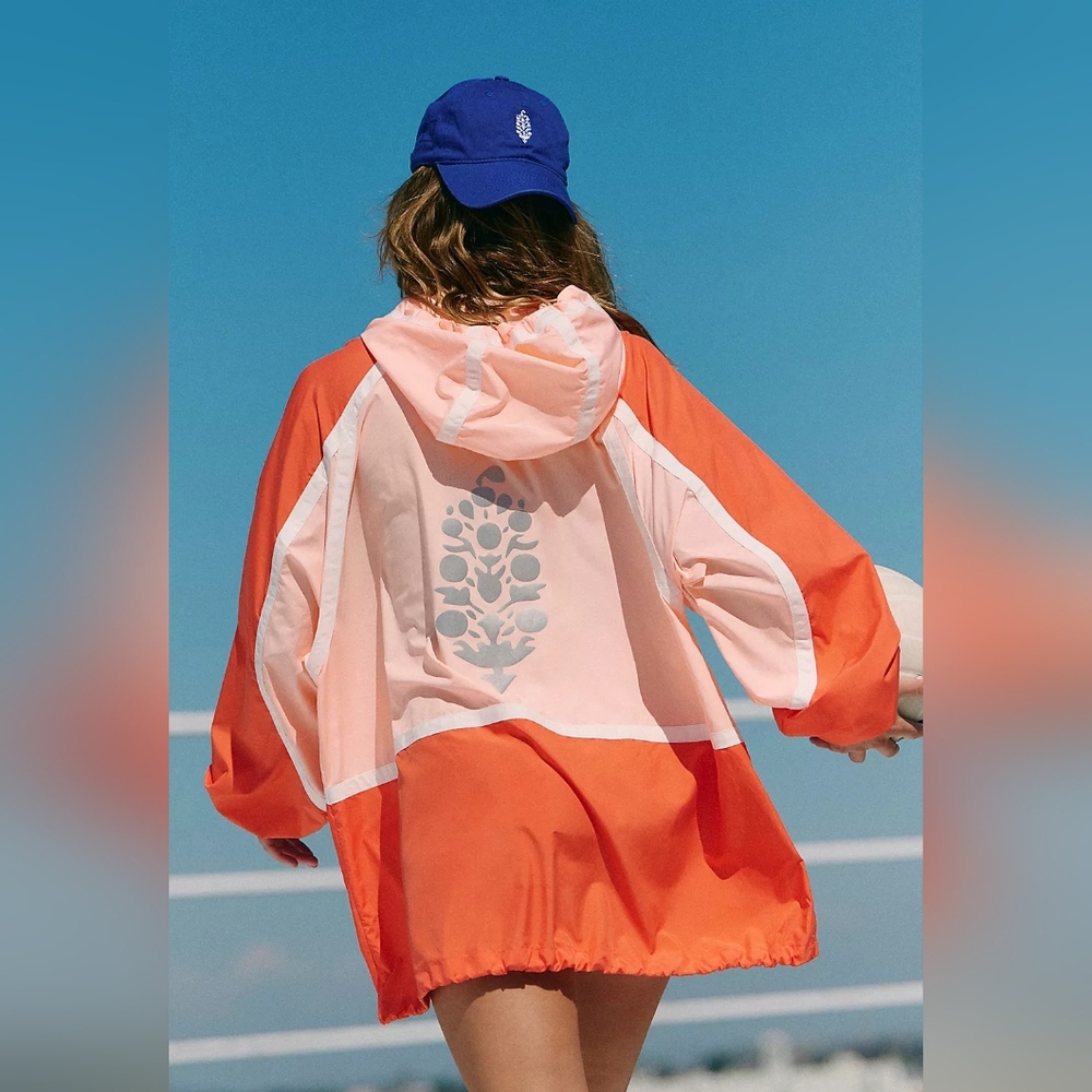 Free People Movement Like The Wind Logo Jacket NWOT